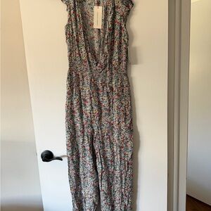 Collective Concepts Multicolor Floral Jumpsuit